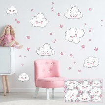 Clouds - rose